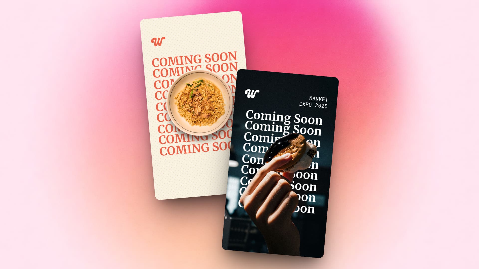 Social Media Designs for Warkop Dedicated's Grand Opening on SIS Medan Expo Day 2025.